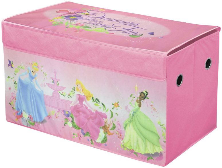 ディズニー プリンセス Disney Princess Idea Nuova Disney Princess Collapsible Storage Trunk, Pink, Medium 【並行輸入品】