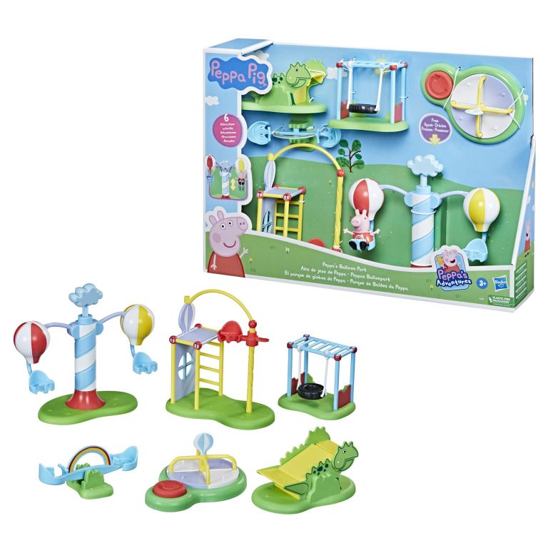 ペパピッグ きんてれ Peppa Pig Peppa’s Adventures Peppa’s Balloon Park Preschool Toy, Playset Perfect for Easter Basket Stuffers, Great Gifts Toys for Kids (Amazon Exclusive) 【並行輸入品】 2