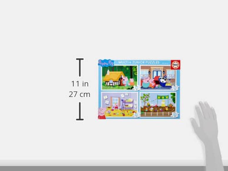 ペパピッグ きんてれ Educa Borr?s- Multi 4 Junior Peppa Pig 20-40-60-80 (18645) 【並行輸入品】