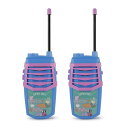 ペパピッグ きんてれ Sakar Peppa Pig Molded Walkie Talkie for Kids, Safe and Flexible Ante...