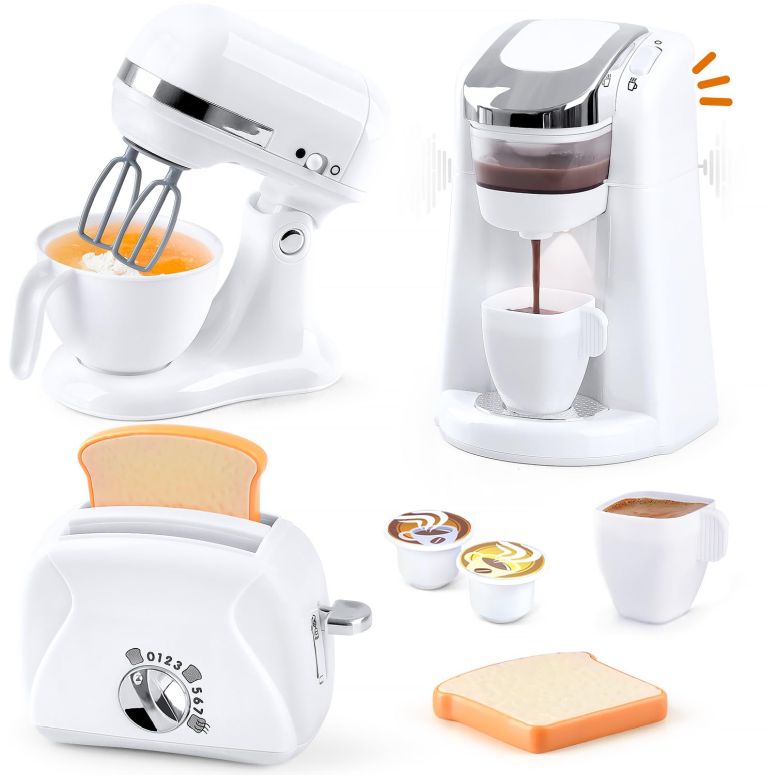 å ޤޤ  Play Kitchen Appliances Toys, Kids Kitchen Playset Acces...