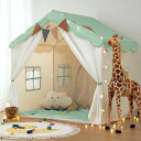 プレイハウス ままごと 子供 キッズ BESREY Kids Play Tent - 2 in 1 with Padded Mat & Lights, Large Playhouse with 2 Doors & 4 Windows, Indoor & Outdoor, Christmas Toddler Play Tent, 51" x 35" x 51 【並行輸入品】