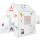プレイハウス ままごと 子供 キッズ The Washable Playhouse for Kids - Paint Again and Again - ImagiNew Playhome with Working Door and Windows Indoor & Outdoor Backyard - Toddlers Art & Craft playset Outside Activity Play House Toys 【並行輸入品】