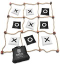 ゲーム パーティ 楽しめる SWOOC Games - Giant Tic Tac Toe Outdoor Game | 3ft x 3ft | Instant Setup, No Assembly | Bean Bag Toss Outdoor Games for Kids 8-12 | Giant Yard Games for Adults | Giant Lawn Games | Backyard Games 【並行輸入品】