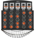ゲーム パーティ 楽しめる SWOOC Games - Low Post Lineup? | Wall Mounted Giant Basketball 4 In A Row w/ 5+ Games | Basketball Hoop For Room Wall Games | Game Room Games | Mini Basketball Hoop Indoor Connect | Four In A Row Game 【並行輸入品】