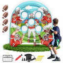 ゲーム パーティ 楽しめる 6Ft Football Target Toss Game - Inflatable Football Throwing Target Toy for Kids - Carnival Games Party 【並行輸入品】