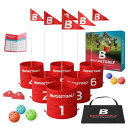 ゲーム パーティ 楽しめる bucketgolf The Ultimate Backyard Golf Game for Kids and Adults - Portable 6 Hole Golf Course Play Outdoor, Lawn, Park, Beach, Yard, Camping 【並行輸入品】