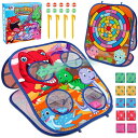 ゲーム パーティ 楽しめる Dinosaur Bean Bag Toss Game Toy Outdoor Toss Game, Family Party Party Supplies for Kids, Gift for Boys Birthday or Christmas for Toddlers Ages 3 4 5 6 Year Old 【並行輸入品】