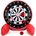 ゲーム パーティ 楽しめる Motionchic Inflatable Giant Kick Darts Games (Over 6ft Tall), Jumbo Outdoor Soccer Target Dartboard with Soccer Balls and Air Pump, Large Kick Game Carnival Games for Yard Family Adults (Red) 【並行輸入品】