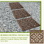 敷石 飛び石 庭園 洋風 庭 Pangda 8 Pcs 12 x 12 Inch Rubber Stepping Stone Outdoor for Garden Pathway Paver Outside Stepping Tile Heavy Duty Retro Decorative Pavers for Walkway Path Landscaping Yard Lawn(Copper,Cross Square) 【並行輸入品】