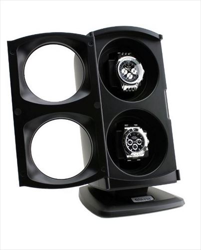 Versa バーサ ウォッチワインダー Automatic Double Watch Winder in Black 【並行輸入品】