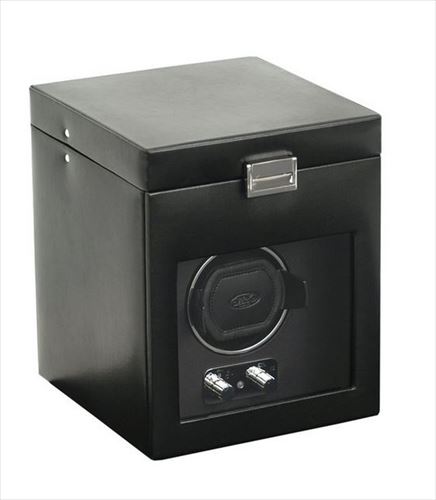 Wolf Designs ウルフデザイン ウォッチワインダー 270302 Heritage Collection 2.1 Single Watch Winder with Cover and Storage 【並行輸入品】