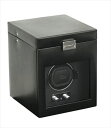 Wolf Designs ウルフデザイン ウォッチワインダー 270302 Heritage Collection 2.1 Single Watch Winder with Cover and Storage 送料無料 【並行輸入品】