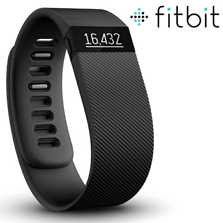 Fitbit Charge flex 上位機種 Wireless Activity Wristband, Black, Large 6.3-7.9 in 送料無料 【並行輸入品】