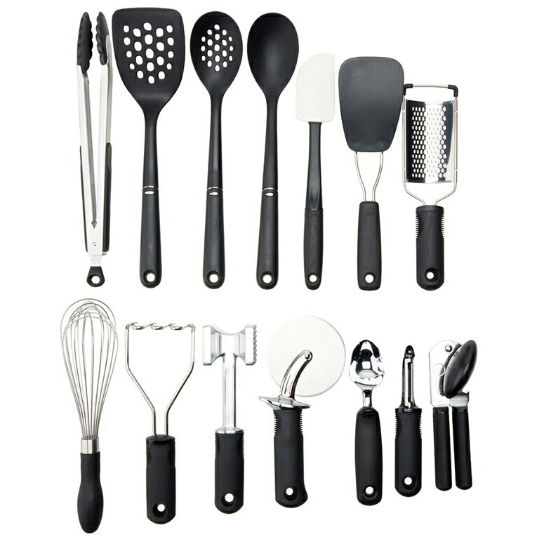 キッチンツールセット OXO オクソー キッチンツール15ピースセット グッドグリップス 1069228 Good Grips Everyday Kitchen Tool Set 【 台所 新築祝い 結婚祝い プレゼント お玉 収納 キッチン用品 ポップコンテナ 】 【並行輸入品】