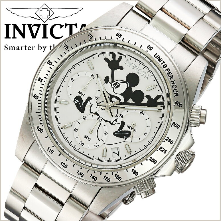 ディズニー Invicta インヴィクタ/ディズニーコレクション 腕時計 ミッキーマウス クロノグラフ ダイバーズ 200m防水 (男性用) かわいい おしゃれ プレゼント ギフト 誕生日