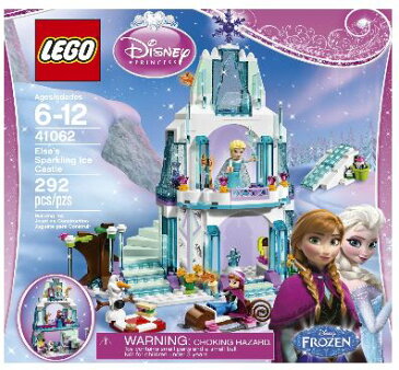 アナと雪の女王 レゴ LEGO製 ディズニープリンセス エルサのスパークリング アイスキャッスル Disney Princess Elsa's Sparkling Ice Castle 41062 【 キラキラ輝く レゴブロック ブロック アナ雪 アナと雪の女王 お城 】 送料無料 【並行輸入品】