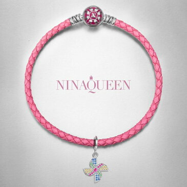 チャーム ブレスレット バングル用 Nina Queen スタイル ニーナ クイーン デザイン 限定 コレクション 風車 ウインドミル ゆらゆら揺れる