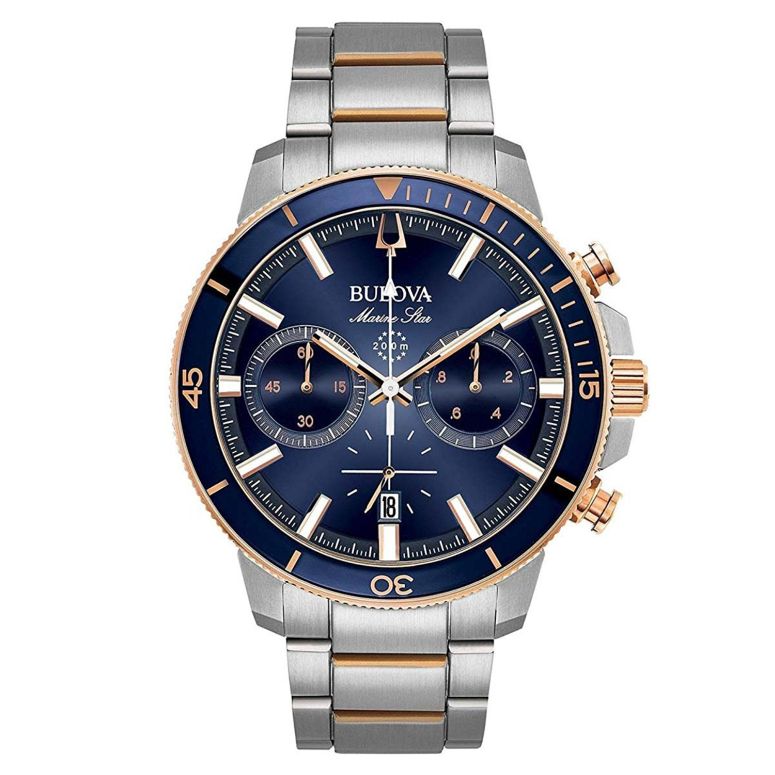 ブローバ ビジネス腕時計 メンズ ブローバ Bulova 男性用 腕時計 メンズ ウォッチ クロノグラフ ブルー 98B301 【並行輸入品】