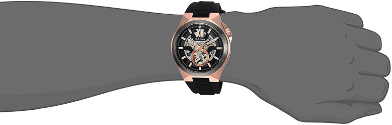 ブローバ Bulova 男性用 腕時計 メンズ ウォッチ ブラック 98A177 【並行輸入品】