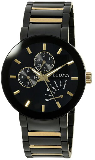 ブローバ Bulova 男性用 腕時計 メンズ ウォッチ ブラック 98C124 【並行輸入品】 ブローバ Bulova 男性用 腕時計 メンズ ウォッチ ブラック 98C124 【並行輸入品】