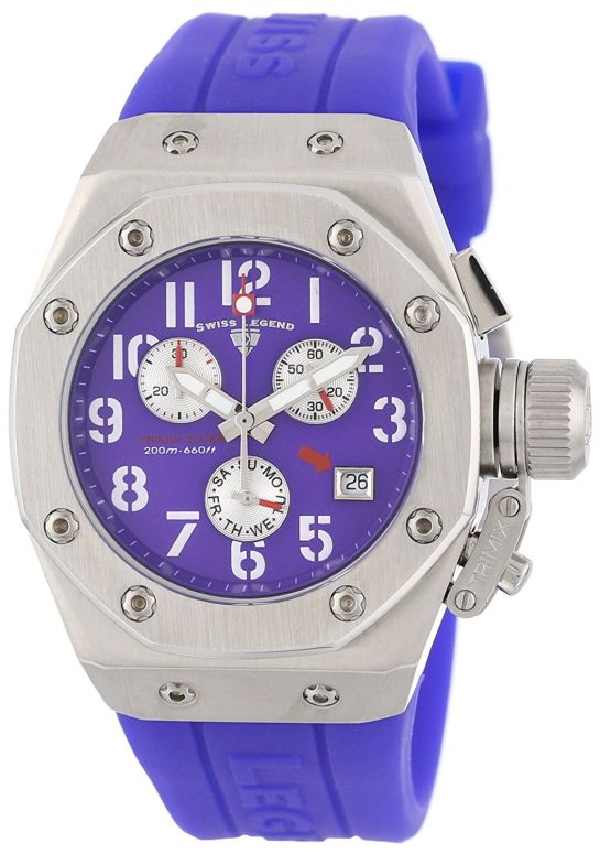 スイスレジェンド Swiss Legend 女性用 腕時計 レディース ウォッチ クロノグラフ パープル 10535-011 【並行輸入品】