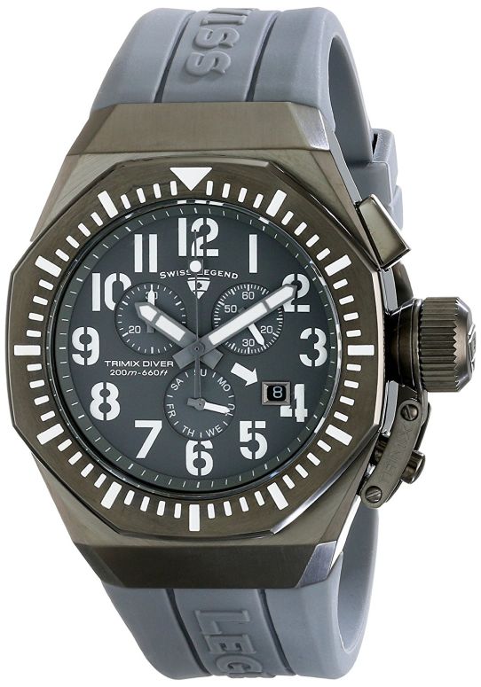 スイスレジェンド Swiss Legend 男性用 腕時計 メンズ ウォッチ クロノグラフ グレー 10540-GM-014-WA 【並行輸入品】