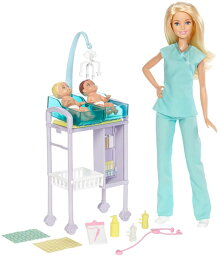 Barbie バービー Baby doctor お医者さん ごっこ プレイセット おもちゃ 【並行輸入品】