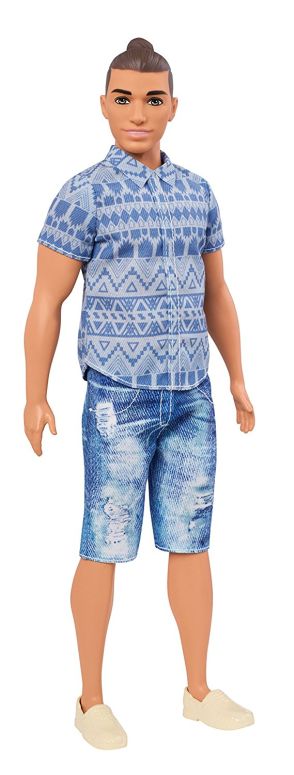 Barbie バービー Ken Fashionistas Distressed Denim doll 人形 Broad 【並行輸入品】