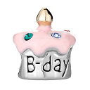 `[ uXbg oOp ShinyJewelry VCj[WG[ ShinyJewelry Happy Birthday Cake Charm Beads For European Chain Bracelets Pink ysAiz