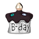 `[ uXbg oOp ShinyJewelry VCj[WG[ ShinyJewelry Happy Birthday Cake Charm Beads For European Chain Bracelets Brown ysAiz