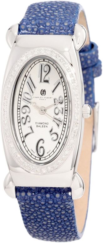 チャールズヒューバート Charles-Hubert, Paris 女性用 腕時計 レディース ウォッチ ホワイト 18312-WE 【並行輸入品】