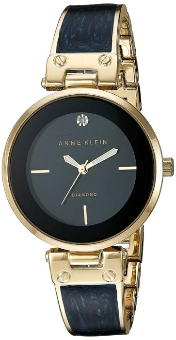 アンクライン Anne Klein 女性用 腕時計 レディース ウォッチ ブルー AK/2512NVGB 女性らしいデザイン かわいい 【並行輸入品】