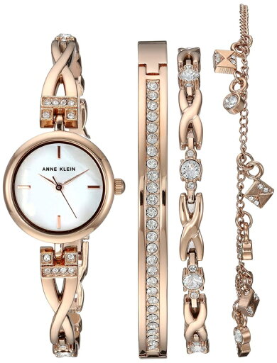 アンクライン Anne Klein 女性用 腕時計 レディース ウォッチ パール AK/3082RGST 女性らしいデザイン かわいい 【並行輸入品】 アンクライン Anne Klein 女性用 腕時計 レディース ウォッチ パール AK/3082RGST 女性らしいデザイン かわいい 【並行輸入品】