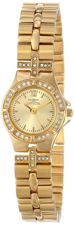 インビクタ Invicta インヴィクタ 女性用 腕時計 レディース ウォッチ ゴールド 0134 【並行輸入品】