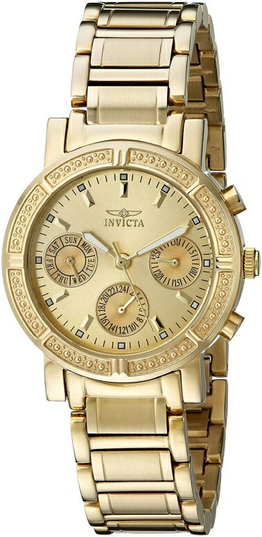 インビクタ Invicta インヴィクタ 女性用 腕時計 レディース ウォッチ ゴールド 14873 【並行輸入品】