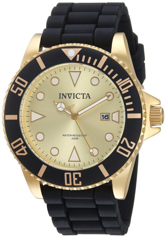 インビクタ Invicta インヴィクタ 男性用 腕時計 メンズ ウォッチ プロダイバーコレクション Pro Diver Collection ゴールド 90302 【並行輸入品】