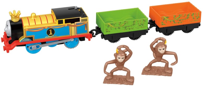 トーマス 木製レール きかんしゃ トラックマスター トーマス Thomas & Friends Fisher-Price Trackmaster, Monkey Mania Thomas Toy, Multicolor 【並行輸入品】