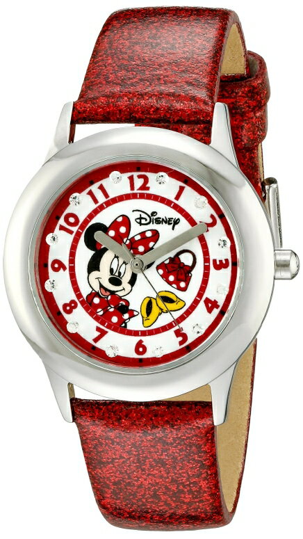 ブランド： Disney 型番： W000285 モデル年： アイテム形状： Round 表示方式： Analog クラスプ： Buckle ケース素材： Stainless Steel ケース直径： 31 millimeters ケース厚： 8 millimeters バンド素材： Faux Leather バンド長： バンド幅： 14 millimeters バンドカラー： Red 文字盤カラー： White カレンダー： アイテムの重さ： 約 ムーブメント： 耐水深さ： 99 Feet ※輸入品です。 ※説明は英語表記になります。 ※海外からの配送の為、納期に遅延が発生する場合がございます。 キーワード： 【 腕時計 海外 輸入 正規品 限定 大人気 記念日 プレゼント セレクトショップ 有名 カジュアル　ウォッチ モデル 雑誌掲載 クリスマス 誕生日 バレンタイン ホワイトデー ペア カップル ペアウォッチ メンズ レディース 定番 個性 時計ブライダル ウェディング ギフト お祝い 結婚 恋愛 恋人 サプライズ パーティー 】