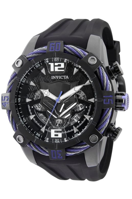 インビクタ Invicta インヴィクタ 男性用 腕時計 メンズ ウォッチ ガンメタル パープル シルバー ホワイト 33161 【並行輸入品】