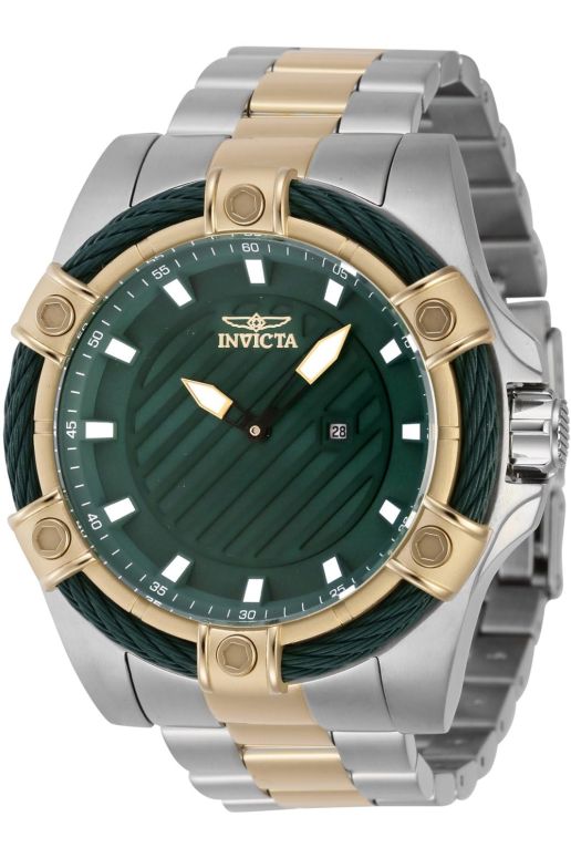 インビクタ Invicta ボルト bolt インヴィクタ 男性用 腕時計 メンズ ウォッチ ゴールド グリーン 46878 【並行輸入品】