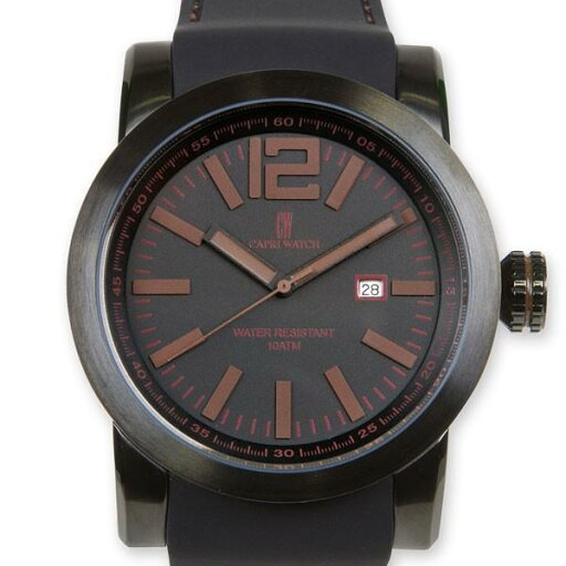 カプリウォッチ Capri watch カーボンカラー 腕時計 ウォッチ ブラック Art. 5411 レディース メンズ ユニセックス 女性 男性 男女兼用 カプリウォッチ Capri watch カーボンカラー 腕時計 ウォッチ ブラック Art. 5411 レディース メンズ ユニセックス 女性 男性 男女兼用