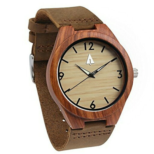 ツリーハット treehut ウッドウォッチ 木製腕時計 男性用 腕時計 メンズ ウォッチ レッド HUT025Brown/brown 【並行輸入品】 ツリーハット treehut ウッドウォッチ 木製腕時計 男性用 腕時計 メンズ ウォッチ レッド HUT025Brown/brown 【並行輸入品】