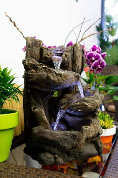 卓上 噴水 滝のオブジェ テーブルトップファウンテン インテリア噴水 Alpine WIN794S Five Tier Rainforest Tabletop Fountain with LED Lights, 14 Inch TallAlpine WIN794S Five Tier Rainforest Tabletop Fountain with LED Lights, 14 Inch Tall