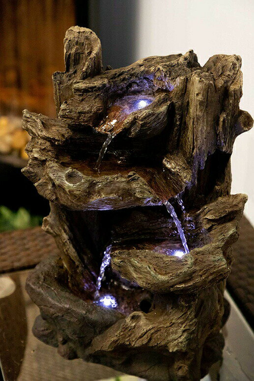 卓上噴水滝のオブジェテーブルトップファウンテンインテリア噴水AlpineWIN794SFiveTierRainforestTabletopFountainwithLEDLights,14InchTallAlpineWIN794SFiveTierRainforestTabletopFountainwithLEDLights,14InchTall