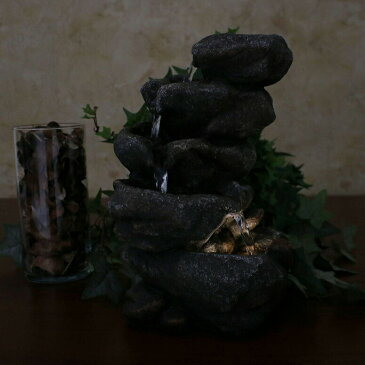 卓上 噴水 滝のオブジェ テーブルトップファウンテン インテリア噴水 Sunnydaze Rocky Falls Indoor Tabletop Water Fountain with LED Light, 10-Inch TallSunnydaze Rocky Falls Indoor Tabletop Water Fountain with LED Light, 10-Inch Tall
