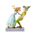 エネスコ ジム ショア ハートウッド クリーク ピーターパンとウエンディ Enesco Disney Traditions by Jim Shore 65th Anniversary Peter Pan and Wendy Stone Resin, 7.6” Figurine, 7.6 Inches, Multicolor 【並行輸入品】