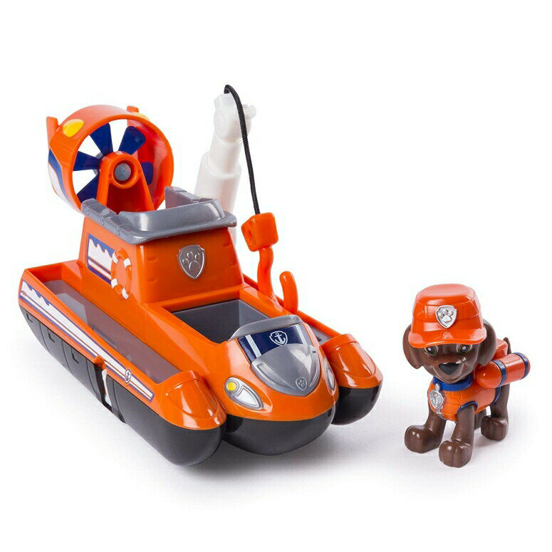 パウパトロール 犬のレスキュー隊 PAW Patrol フィギュア PAW Patrol Ultimate Rescue - Zuma's Ultimate Rescue Hovercraft with Moving Propellers & Rescue Hook, Ages 3 and Up 