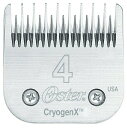 オスター 替え刃 Oster CryogenX Professional Animal Clipper Blade, Skip Tooth, Size 4 (078919-136-005) 【並行輸入品】