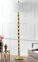 サファヴィヤ safavieh フロアランプ スタンドライト サファビヤ Safavieh Lighting Collection Aurelia Antique Gold 63.5-inch Floor Lamp 【並行輸入品】